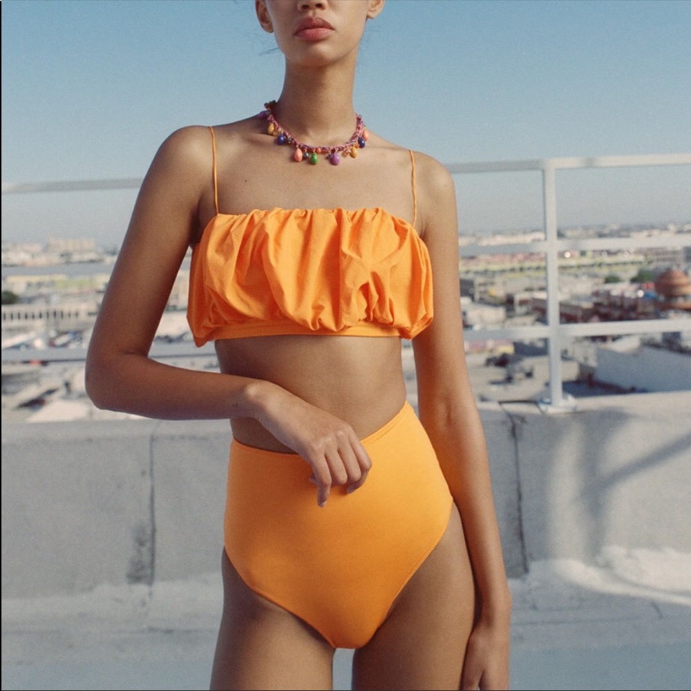 Zara high-waisted bikini
